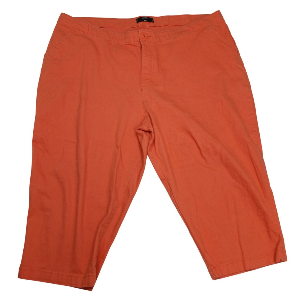 Riders by Lee Women's Orange Capri Pants Cropped Casual Size 22W M